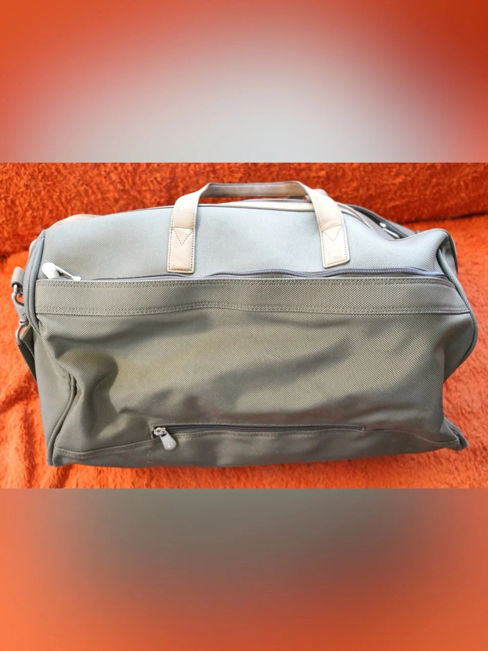 Briggs & Riley Carry On Weekender Duffel Bag Olive Green W/Strap